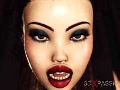 Hard ass fucking! Super latex teacher futanari plays with big tits sexy woman