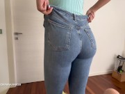 Preview 5 of Dry Hump in swimsuit and jeans