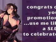 Preview 2 of Congrats on your promotion! Use me like a slut to celebrate? | ASMR Roleplay