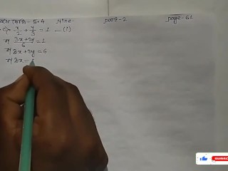 Equações Lineares Simultâneas Math Slove Por Bikash edu Care Episódio 11