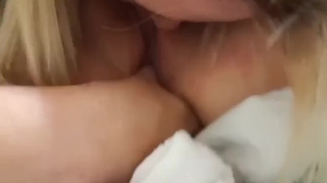 hot blonde slut eats my pussy