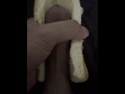 Preview 2 of Fucking and Cumming inside Hot Dog Bun