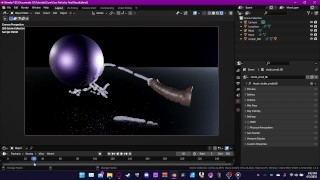 How to make Cum Fluid Particle Simulation in Blender - Azzura