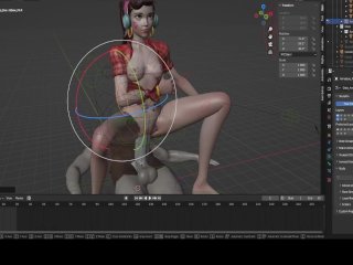 How to make basic sex animations in blender