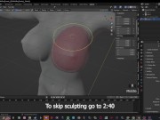 Preview 2 of Make 3D Porn Breast Physics in Blender - Kris Stone