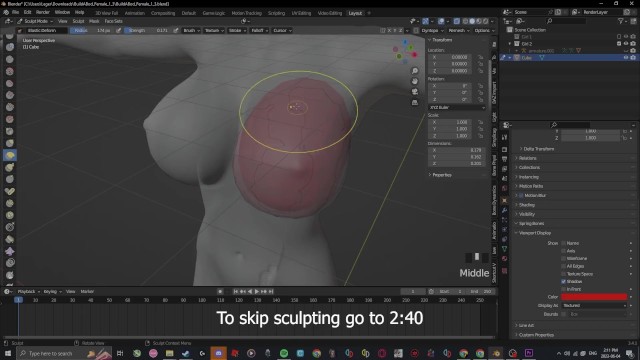 ブレンダーで3dポルノの胸の物理学を作る - Kris Stone