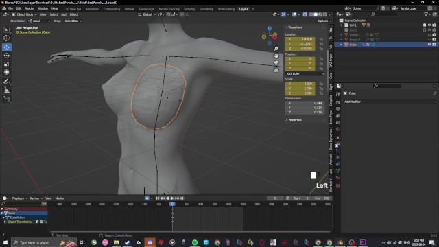 ブレンダーで3dポルノの胸の物理学を作る - Kris Stone