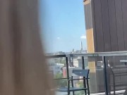 Preview 6 of POV: Step siblings are fucking on the rooftop, as the family is in the apartment