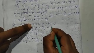 Ecuaciones Lineales Simultáneas Matemáticas Slove por Bikash Edu Care Episodio 17