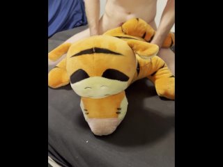 Sex with Plushies, Fucking Them Hard UntilCum on Hello_Kitty