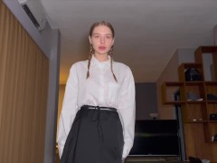 Одноклассница из церковно-приходской школы раскуривает свечу за упокоение - Screenshot 1 of 16 - Amateur