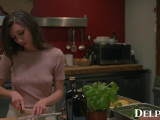 Delphine Films- Maya Woulfe Gets Fucked by Two Big Cocks screenshot number 2