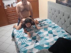 hot babysitter gets fucked by her feje in 4