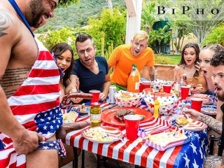 Biphoria - 4th of July Hot AF Bi Orgy Ft Aften Opal, Hatler Gurius N'MORE!!