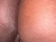Preview 6 of (Face sitting) Suckin lickin on ebony big clit wit creamy pussy