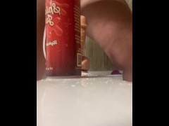 DIY Double Creampie! (I LOVE feeling full of cum🥰🤤!)