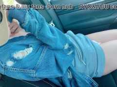 人前で連続絶頂♡遠隔ローターで野外プレイ！おなバレした彼女はぐちょぐちょまんこにいきなり生ハメされて大量中出し　素人/カップル/歳の差/スタイル抜群/色白/野外調教/変態/主観映像/リアル/英語字幕 3/16