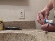 Preview 2 of Cum via electric toothbrush