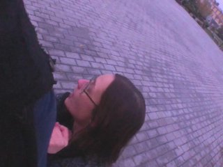 Very Public Outdoor Blowjob onThe Streets! GOT CAUGHT Full_Video
