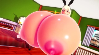 Imbapovi Kitagawa Marin Breast Expansion Bunny