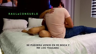 Solo exit of a hotwife with her bull (story in Spanish)