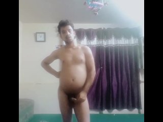 Hot dad masturbating hard
