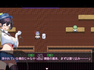 【ケイドロ #05 エロゲ実況（体験版）】巨乳警官がバックや正常位で露出プレイに中出しされてしまう…。Hentai game)