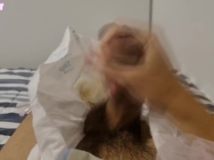 Diaper Sissy Cumming On Her Diaper , She takes out Her Tutu Dress