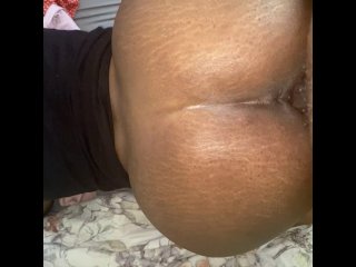Wet pussy she get wetter with my thumb in her ass