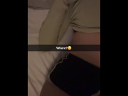 Preview 2 of Cheerleader wants to fuck Classmate in Public Snapchat