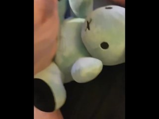 plushie, bunny, grinding, hump