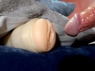 solo male fleshlight, masturbation, loud moaning orgasm, verified amateurs