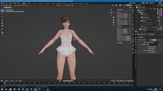 Инструкция: Прикрепление одежды MMD и XPS к персонажам в Blender - Nix Lastrada