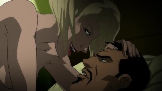 DeadShot Harley Quinn seksscène Ik Batman kont op Arkham I 2023 HD