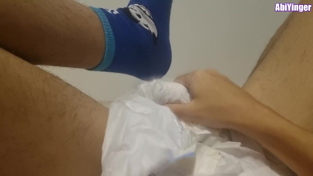 ABDL Disney Boy Jerking Off In His Diaper