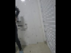 Pissing and Drinking my male's piss in the public restroom 07/01/2023