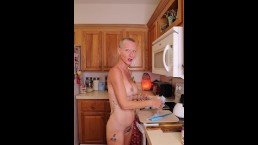 Baking Mini Pies Nude