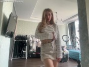 Preview 3 of Sexy Girl in Mini Skirt Teasing You