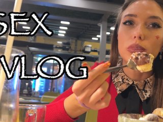 public, sex vlog, traveling, adventure