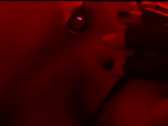 Hot ass swallows sparkly butt plug