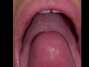 Preview 2 of CLOSE UP CUMSHOT DEEP IN THROAT
