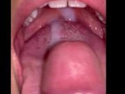 Preview 5 of CLOSE UP CUMSHOT DEEP IN THROAT
