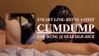 LINK FURTIVO: SISSY CUMDUMP PARA JOCK DE 18 ANOS PENDURADO