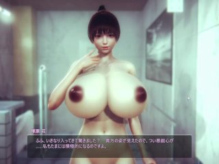 3d, big boobs, futanari, big tits
