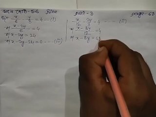 Linear Simultaneous Equations Math Slove by Bikash Edu Care Episode 26