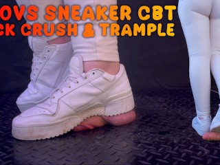 3 POV Sneakers CBT Cock Crush et Piétinement