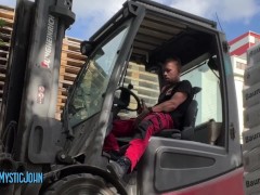 When I get an erection at work on a forklift