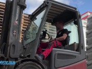 Preview 3 of When I get an erection at work on a forklift