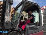 Preview 4 of When I get an erection at work on a forklift