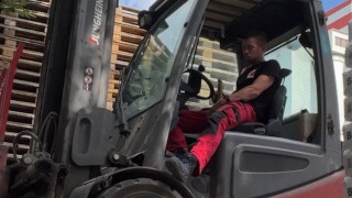 When Operating A Forklift At Work And Having An Erection